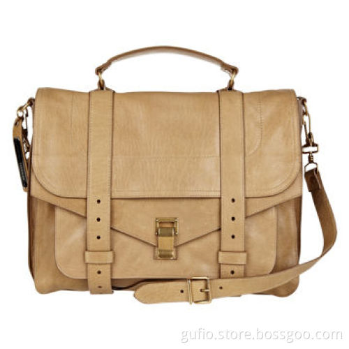 Large Leather Satchel/Leather Shoulder Bag with Top handle, detachable shoulder strap